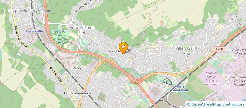 localisation de l'entreprise 438 436 206   MONCHY-SAINT-ELOI