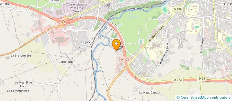 localisation de l'entreprise 438 551 061   SAINT-LO