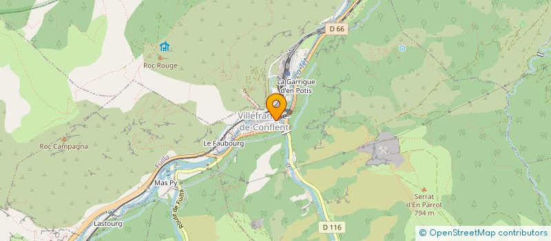 localisation de l'entreprise 438 555 518   ILLE-SUR-TET