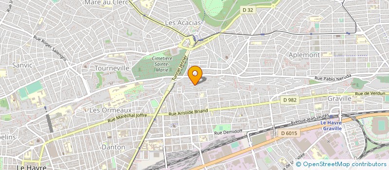 localisation de l'entreprise 438 666 778  à LE HAVRE