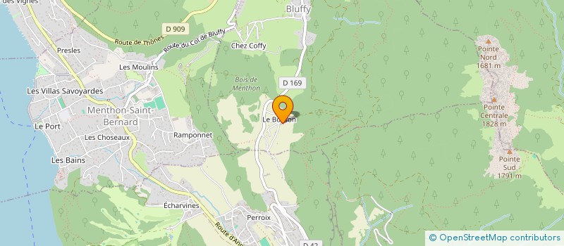 localisation de l'entreprise 438 667 693   BLUFFY