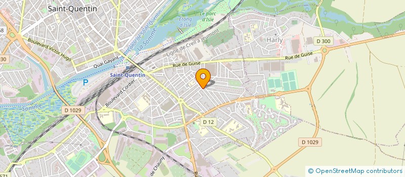 localisation de l'entreprise 438 692 667 à SAINT-QUENTIN
