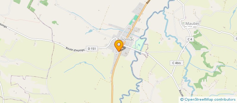 localisation de l'entreprise 438 729 477   SARRANT