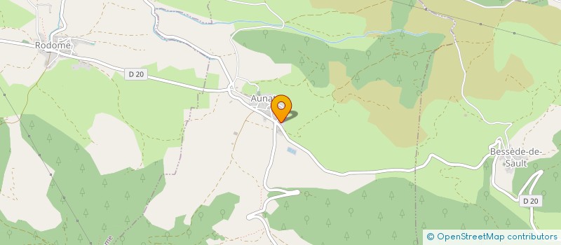 localisation de l'entreprise 438 731 226   AUNAT