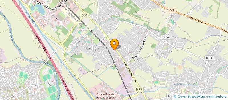 localisation de l'entreprise 438 735 730   LABEGE