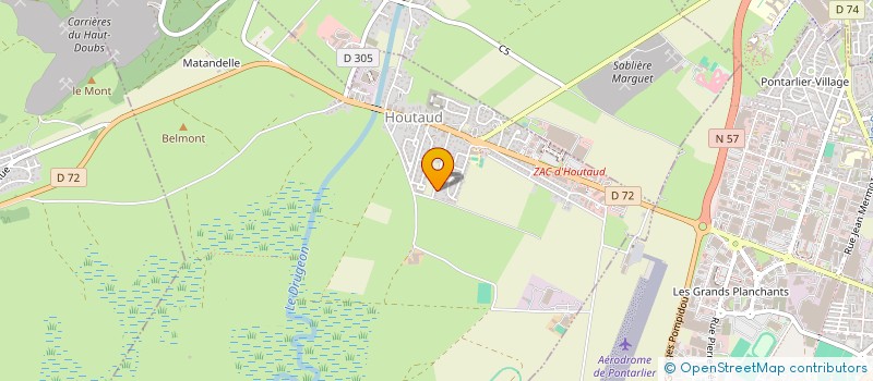 localisation de l'entreprise 438 800 427   HOUTAUD