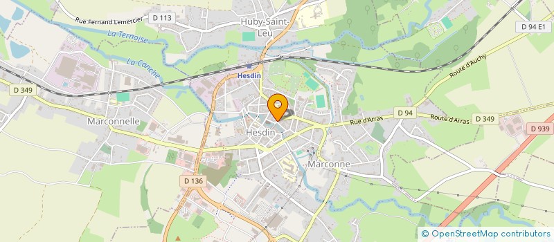 localisation de l'entreprise 438 816 233   HESDIN