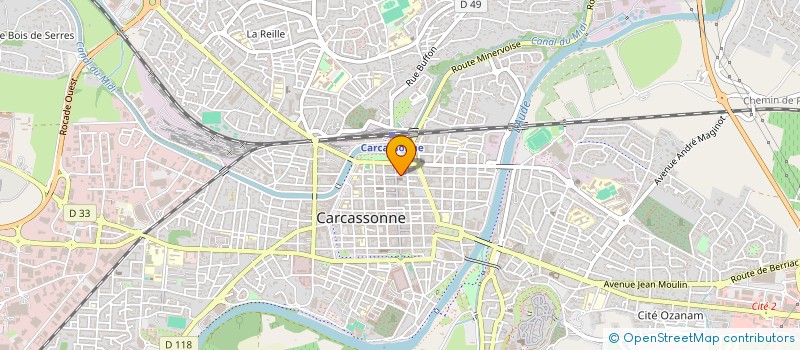 localisation de l'entreprise 438 819 963 à CARCASSONNE