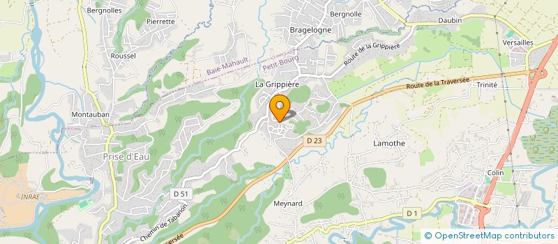 localisation de l'entreprise 438 853 368 à PETIT-BOURG