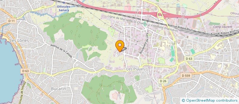 localisation de l'entreprise 438 856 809   OLLIOULES