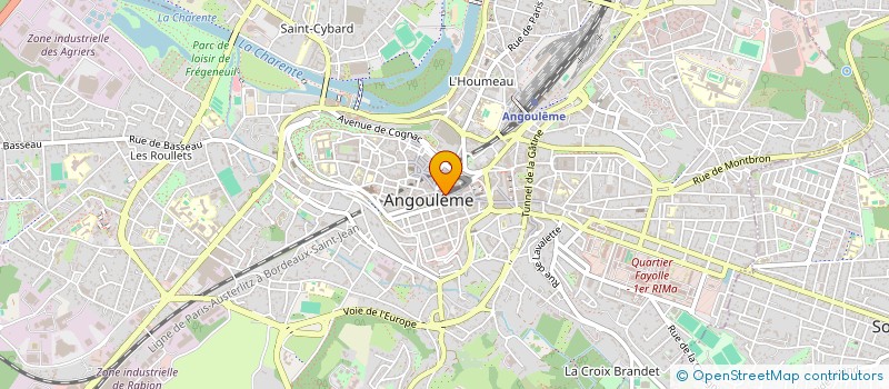 localisation de l'entreprise 438 861 833 à ANGOULEME