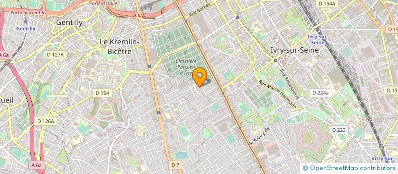 localisation de l'entreprise 438 887 655  à IVRY-SUR-SEINE