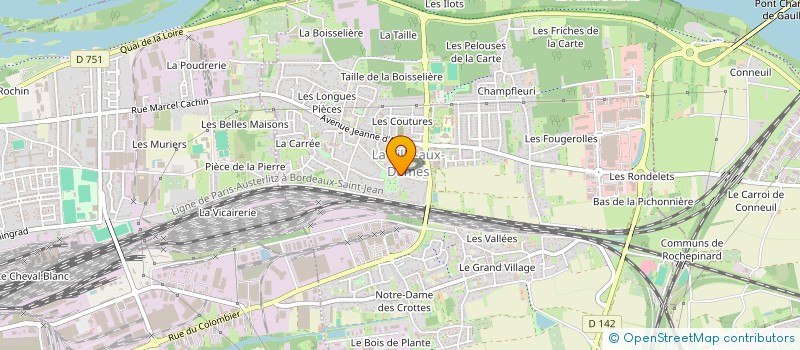 localisation de l'entreprise 438 920 555   LA VILLE-AUX-DAMES