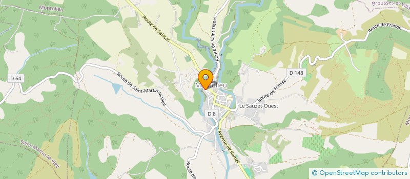 localisation de l'entreprise 438 930 067   MONTOLIEU