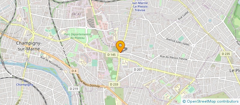 localisation de l'entreprise 438 967 440  à CHAMPIGNY-SUR-MARNE