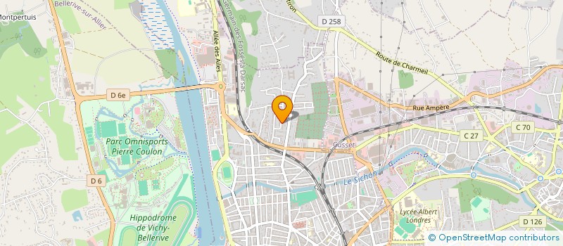 localisation de l'entreprise 438 968 802   VICHY