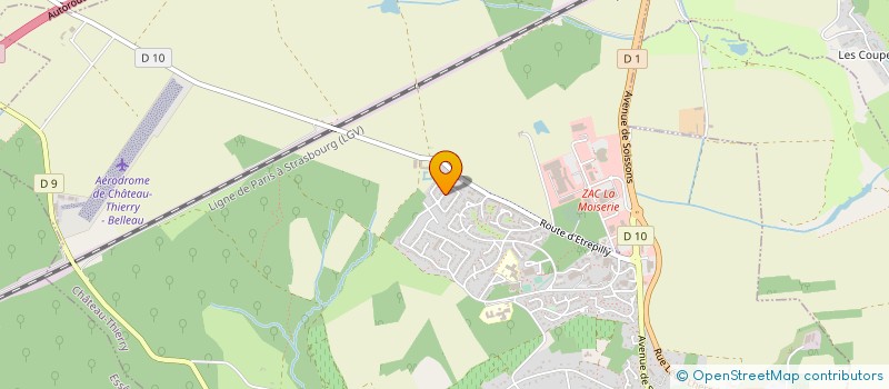 localisation de l'entreprise 439 121 518   CHATEAU-THIERRY