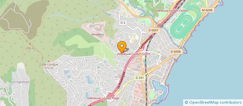 localisation de l'entreprise 439 261 694   VILLENEUVE-LOUBET