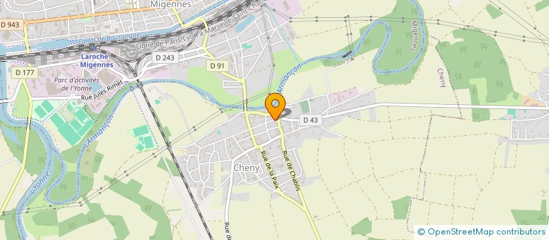 localisation de l'entreprise 439 447 012   LAROCHE-SAINT-CYDROINE