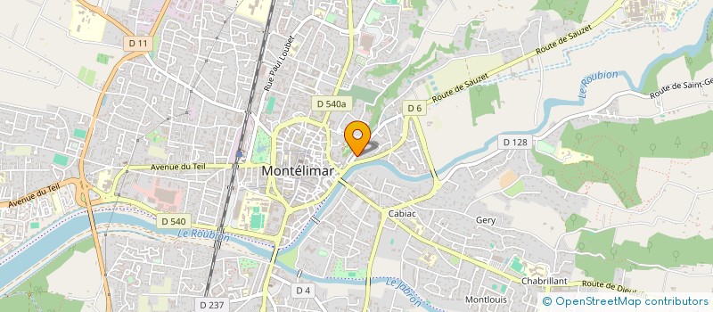 localisation de l'entreprise 439 461 286   MONTELIMAR