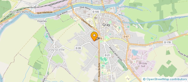 localisation de l'entreprise 439 508 706   GRAY-LA-VILLE