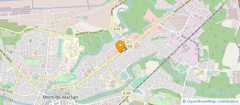 localisation de l'entreprise 439 537 416   MONT-DE-MARSAN