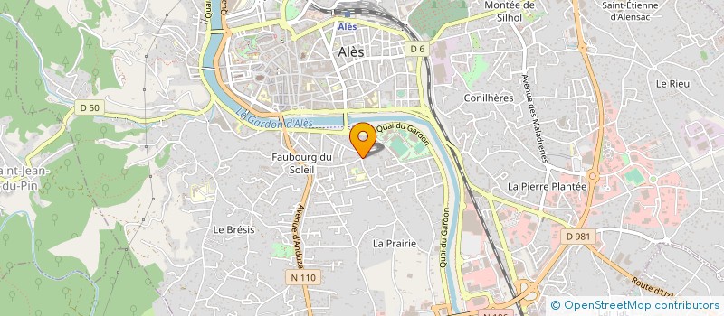 localisation de l'entreprise 439 588 526   ALES