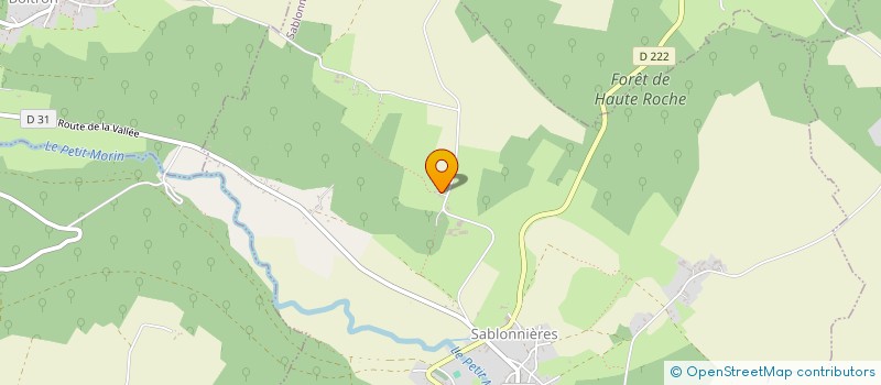 localisation de l'entreprise 439 593 773   SABLONNIERES