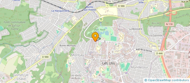 localisation de l'entreprise 439 594 847 à LES ULIS