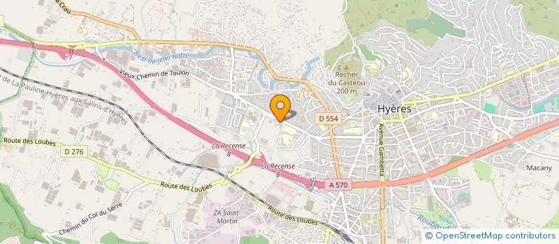 localisation de l'entreprise 439 678 046   HYERES