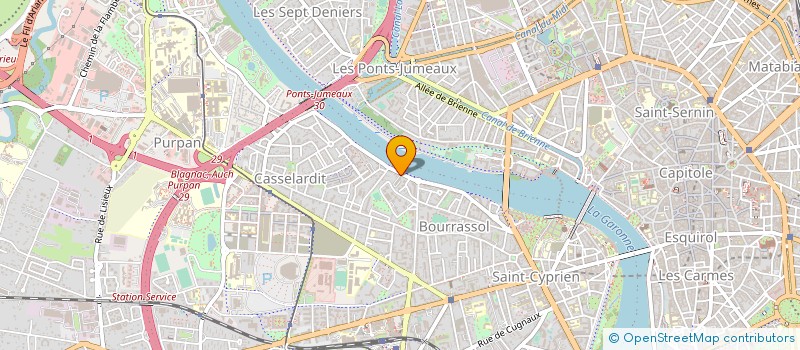 localisation de l'entreprise 439 686 874 à TOULOUSE