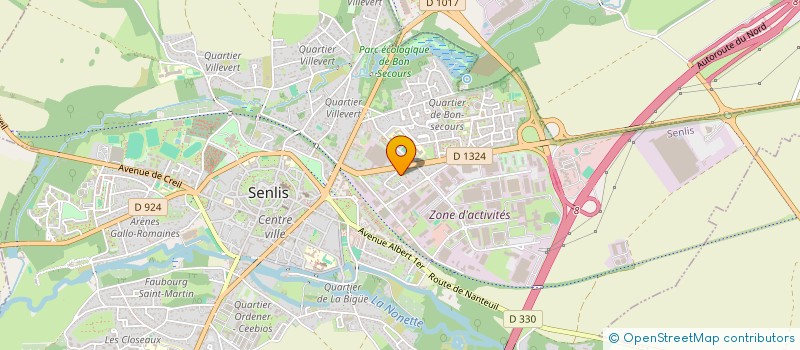 localisation de l'entreprise 439 750 852   SENLIS