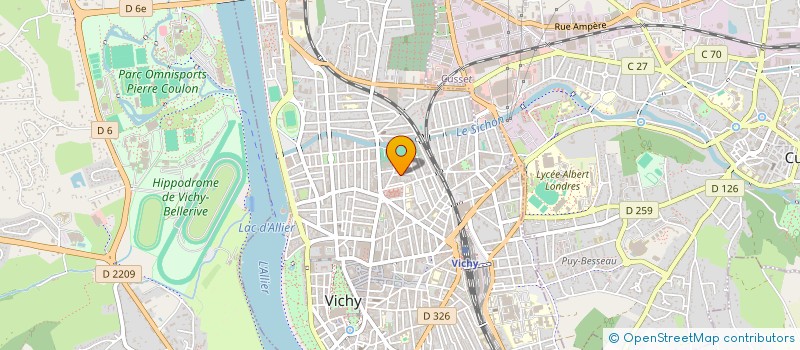 localisation de l'entreprise 439 842 014 à VICHY