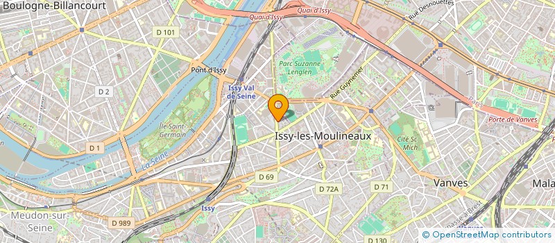 localisation de l'entreprise 439 849 027 à ISSY-LES-MOULINEAUX