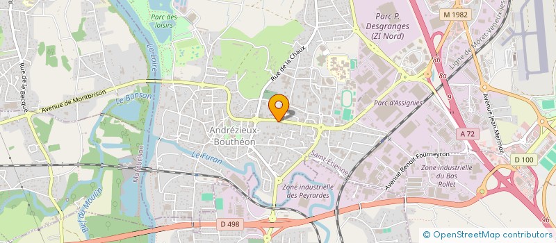 localisation de l'entreprise 439 904 681   SAINT-JUST-SAINT-RAMBERT