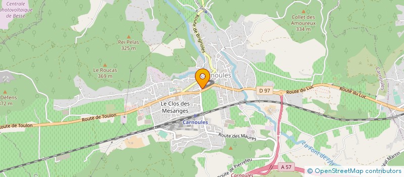 localisation de l'entreprise 4399C  CARNOULES