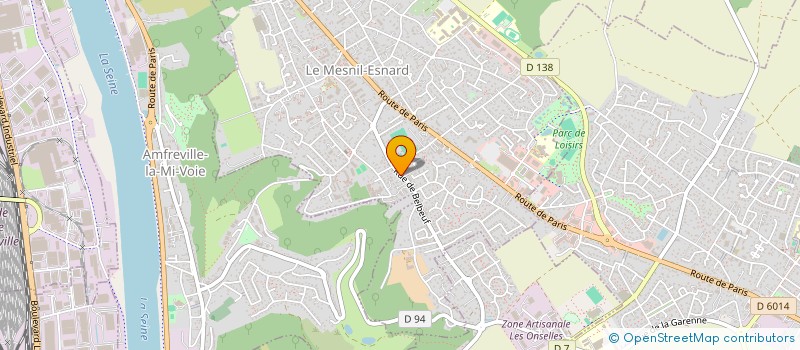 localisation de l'entreprise 43AJR  LE MESNIL-ESNARD