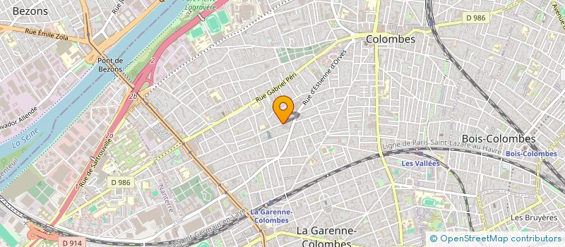 localisation de l'entreprise 44.1 à GENNEVILLIERS