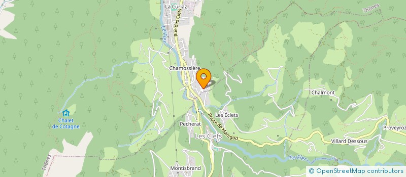 localisation de l'entreprise 44.  THONES