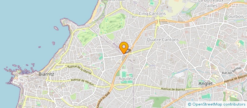 localisation de l'entreprise 44 AVRIL  ANGLET