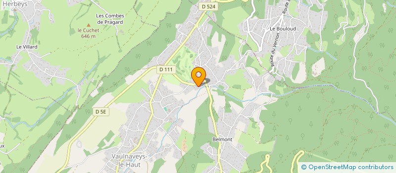 localisation de l'entreprise 44 CLODITS  VAULNAVEYS-LE-HAUT