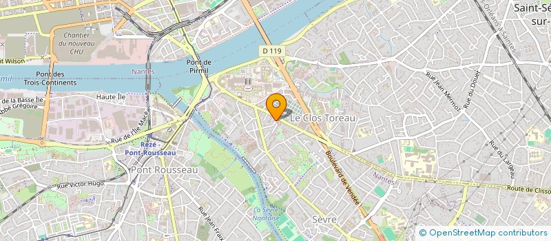 localisation de l'entreprise 44 DANSE STUDIO à NANTES