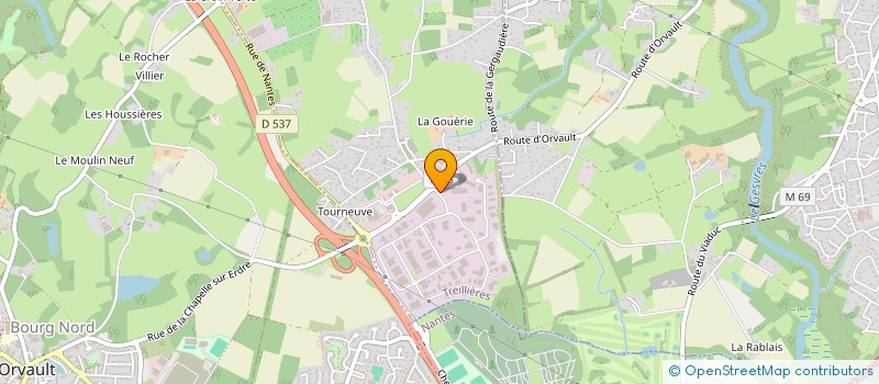 localisation de l'entreprise 44 ENSEIGNES à TREILLIERES