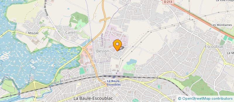 localisation de l'entreprise 44 INFILTROMETRIE  LA BAULE-ESCOUBLAC