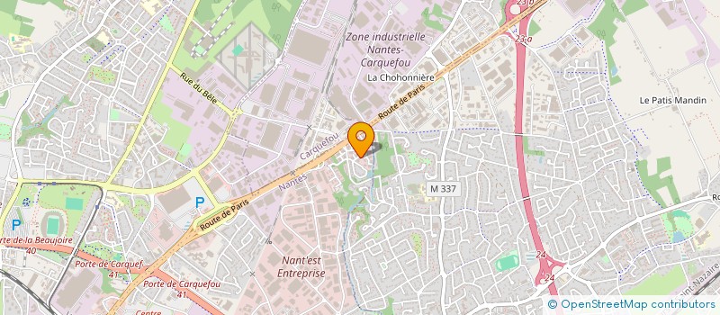 localisation de l'entreprise 44 L.A à NANTES