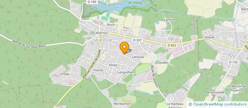 localisation de l'entreprise 44 LIVE MUSIC PRODUCTION  SEIGNOSSE