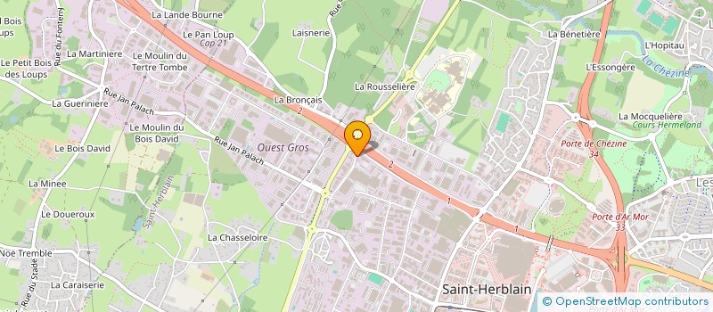 localisation de l'entreprise 44 NEGOCE AUTOS à SAINT-HERBLAIN