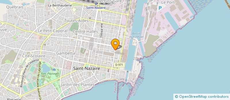localisation de l'entreprise 44 PIEDS DANS LE PAF à SAINT-NAZAIRE