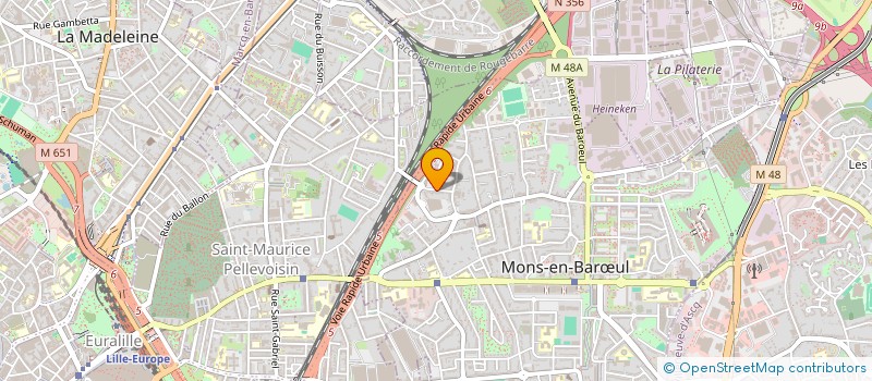 localisation de l'entreprise 44 RUE D'ANGLETERRE  MONS-EN-BARUL