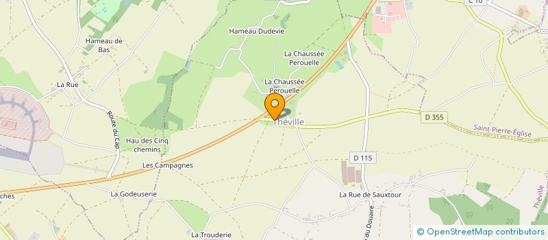 localisation de l'entreprise 44 RUE LOYSEL  THEVILLE